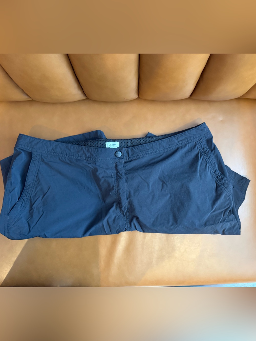 L.L. Bean Men's Navy Athletic Shorts